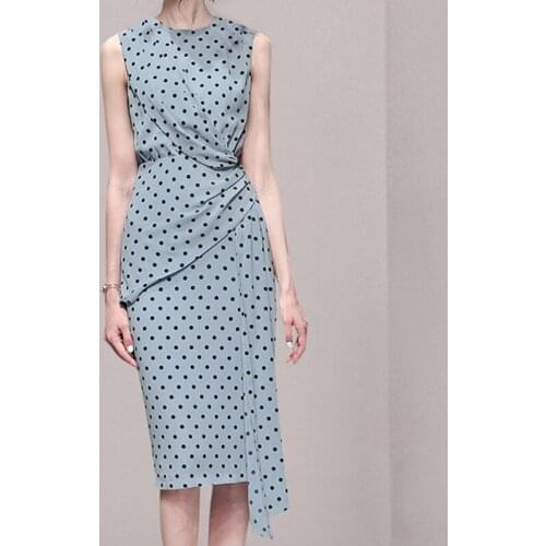 Летние платья в горошек LANJING China At AliExpress