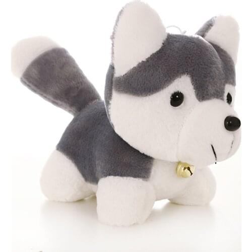 Kawaii Puppy Stuffed Toys 10/20cm Cute Simulation Husky Dog Plush Stuffed Animals Dolls Kids Baby Toys For Kid Christmas Gift