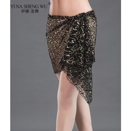 Fashion Hip Scarf New Style Belly Dance Costumes Sequins Bellydancing Belt Waist Chain Shawl Warps Belts Women Accessories New
