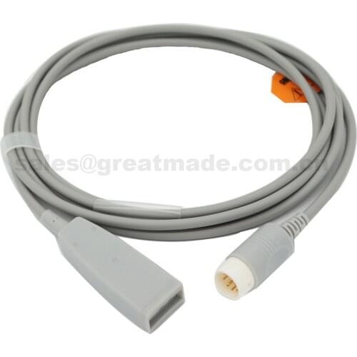 Compatibe New for philips M1668A ECG cable ECG trunk cable Round 12 pin ,5 leads IEC/AHA with CE approved