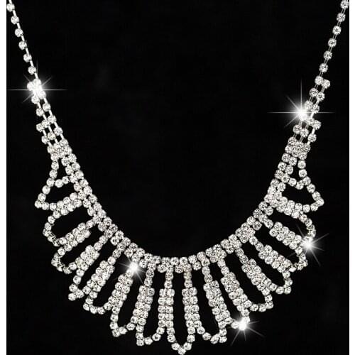 Wedding Star Jewelry Sale 2016 New Arrival Vintage Jewelry Crystal Chokers Necklace Necklaces & Pendants Woman Gift #N153