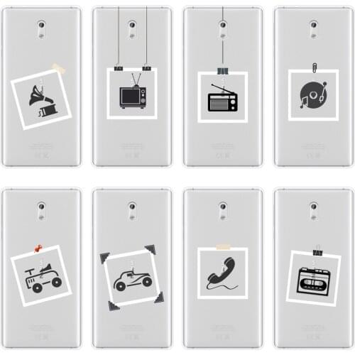 TPU Phone Case For Nokia 8 6 5 3 2 1 Silicone Soft Retro Vintage Old Car Cassette Simple Back Cover For Nokia 7 Plus X6 Case