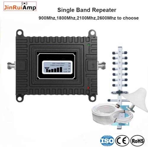 Celluar signal booster 2G 3G 4G Cellular Signal Amplifier 4G LTE repeater 900 1800 2100 2600Mhz Mobile Signal Booster Repeater