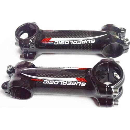 Cycling Parts Carbon Fibre Bike Stem Mountain Bicycle Stem Aluminum Bicycle 6 Degree Handlebars Bike Stem