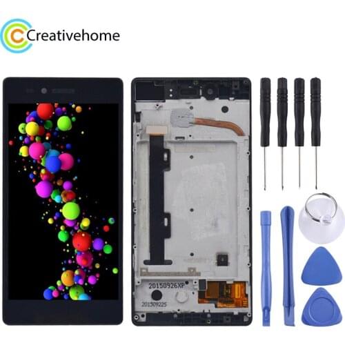 High Quality LCD Screen and Digitizer Full Assembly With / Without Frame For Lenovo Vibe Shot / Z90