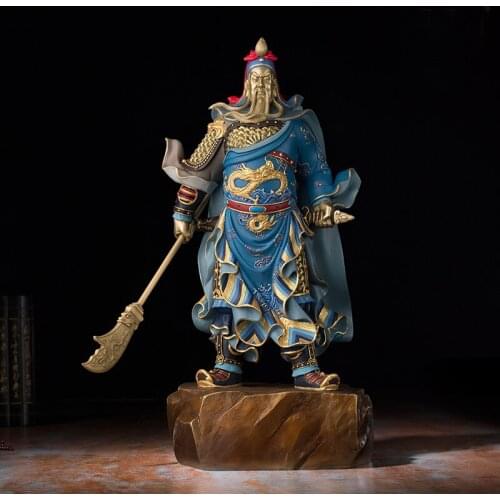 XL-Limited Edition 2021 home OFFICE business efficacious Protection-Money Drawing fortune God dragon GUAN GONG Auspicious statue