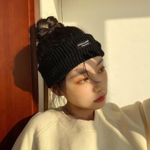 Winter Warm Headband For Women Woolen Knitting Headbands Wool Knitted Elastic Headband Headwear Girls Hair Band Hair Accessories