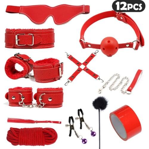 12 pcs in 1 set bdsm japanese bondage suit adult sm products sex toy for couple Erotic Japanese Adult Game Play Games