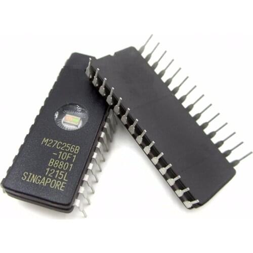 2 PCS IC M27C256B-10F1 27C256 CDIP-28 NEW GOOD QUALITY