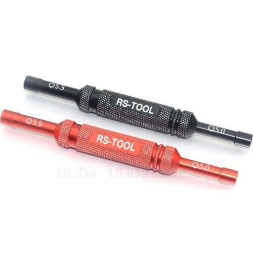 2in1 5.0MM / 5.5 MM Hex Screwdriver Tool Spanner Socket Hexagon For RC Car Helicopter Drone Boat Quadcopter Multirotor
