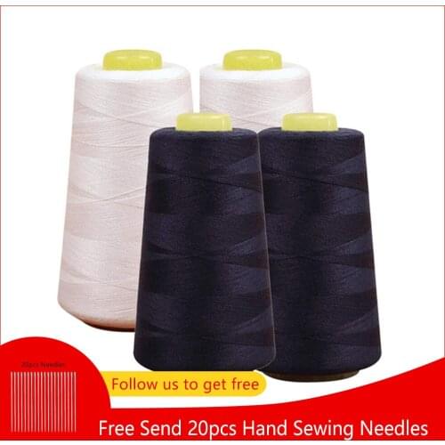 2500 Yard Sewing Thread 40/2 Polyester Thread Spools for Sewing Machine Stitching Embroidery Thread DIY Quilting Sewing Tools