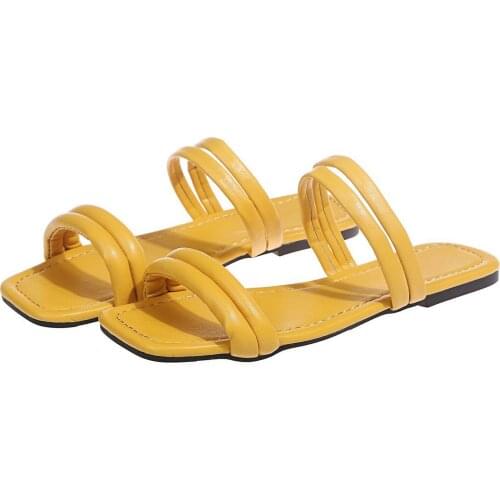 New Hot Summer Shoes Womens Fashion Summer Sandals Flat Shoes Square-Toe Sandals Open ToeCasual Shoes босоножки женские 2021