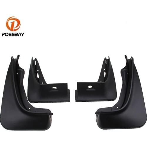 POSSBAY Car Mud Guard Splash Guards Mud Flaps for 2009 2010 2011 2012 2013 Mini COOPER Black Front Rear Fender Mudguards
