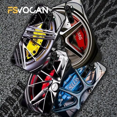 Car Motorcycle Tires Phone Case For Xiaomi POCO Redmi Note 10 9 8 Pro Max 8T 10S 9S 8A 9A X3 NFC Vehicle Supercar Bumper Cover