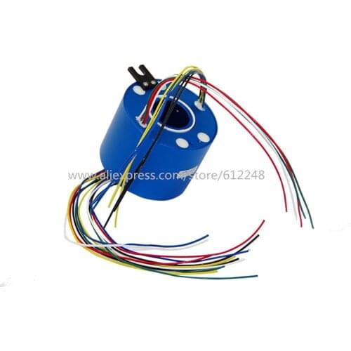 Hole Dia 38mm 6 12 18 Circuit 25.4mm 10A/circut hollow shaft hole Slip Ring printing equipment, medical instruments slip ring