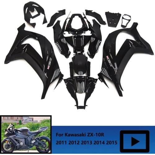 For Kawasaki Ninja ZX-10R 2011 2012 ZX10R, 2013 2014 2015 injection fairing kit, Motorcycle zx-10r 11 12 13 14 15 body fairing