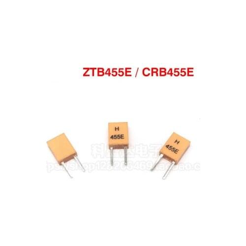 10pcs Yellow 455E 455KHz 455K DIP-2 Ceramic Crystal Oscillator 2pin Wholesale Whosesale