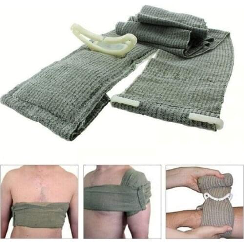 Israeli Emergency Bandage Dressing Medical Compression Bandage Trauma Wound Injury First Aid Tool 4/6 INCH