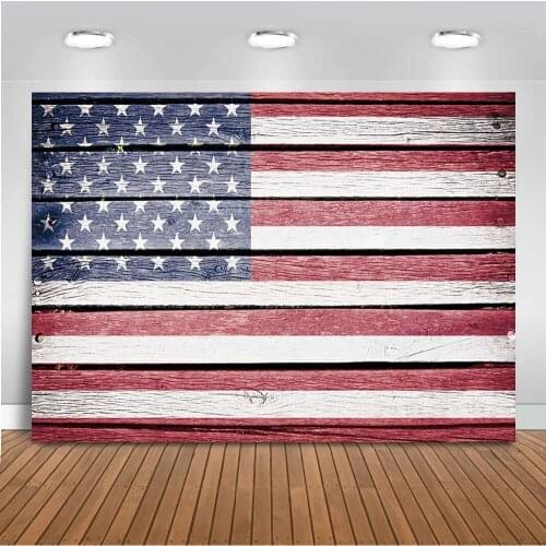 MOCSIKA Independence Day Backdrop for Photography July 4th Background for Photo Booth Studio Computer Printed Birthday Theme