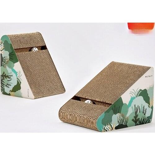 Inclined Ladders Cat Scratch Board Nest Scratching Board Corrugated Paper No Dandruff Cat Scratching Board Rub Hair Cat Toy No