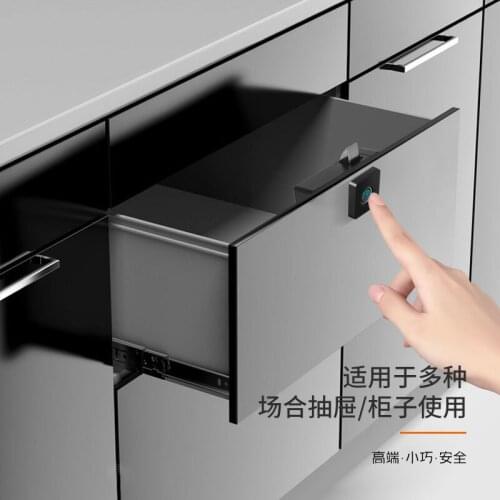 New Home Drawer Fingerprint Lock File Cabinet Shoes Closet Simple Furniture Drawer Fingerprint Lock