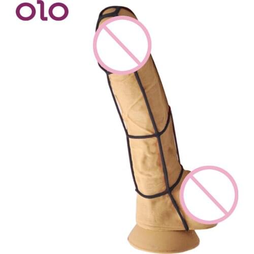 OLO Sex Toys for Men Penis Enlargement Cock Ring Silicone Delay Ejaculation Time Sex Shop Elastic Penis Rings Net
