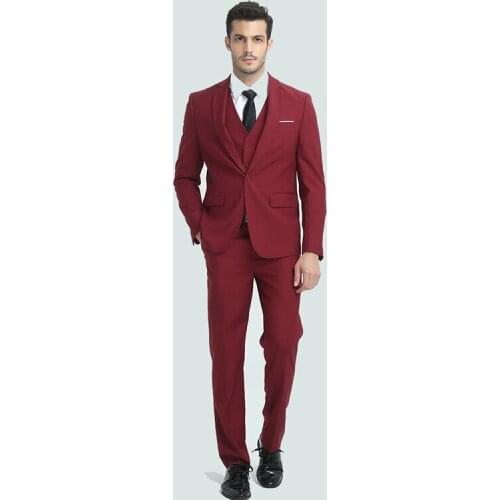 Autumn Fashion Luxury Noble Quality Mens Suits Costum Formal Work Business Tuxedo Male 3 Piece Casual Wedding Party Suit