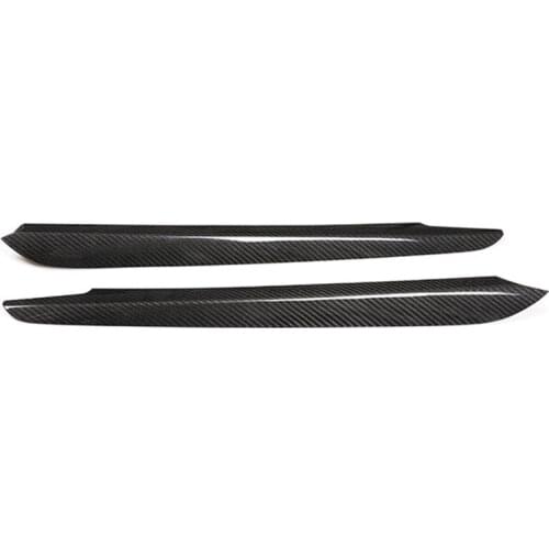 2Pcs Real Carbon Fiber Car Center Decoration Trim for Bmw X5 F15 X6 F16 2014- Accessories