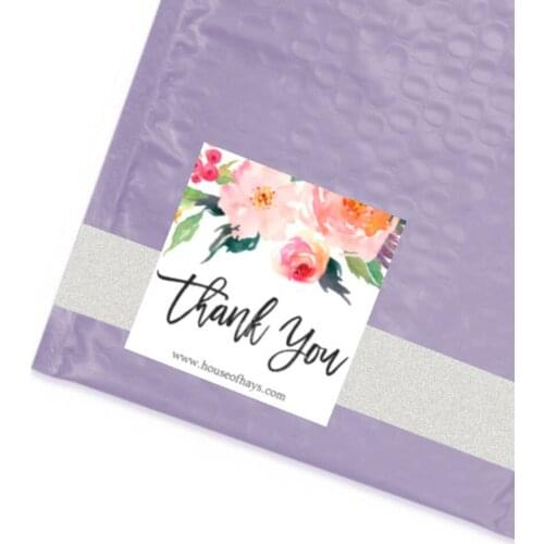 Personalize Thank You Stickers ， Include your name, business name or web address ，Business Stickers, Order Package Lables