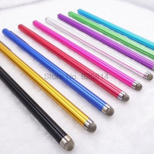 By dhl 500pcs Micro-Fiber 1pcs 185mm Fine Point Stylus Capacitive Touch Microfiber Stylus Pen Touch For ipad for iphone