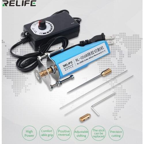 Relife 2 In 1 LCD Screen Glue Remover For LCD OLED Phone Screen Cutting Machine RL-056B