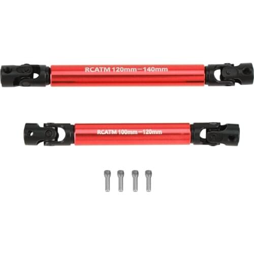 Heavy Duty Cvd Drive Shaft Alloy Steel Universal Joint Steel for Trx4 Traxxas Trx-4 1/10 Rc Car Short&Long