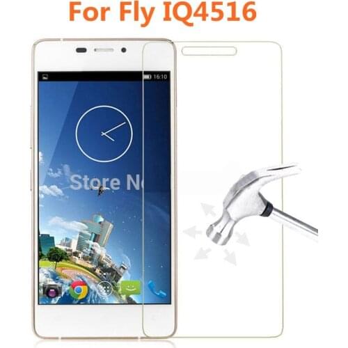 Fly IQ4516 Tempered Glass Original 9H Protective Film Explosion-proof Screen Protector for fly tornado octa 4516