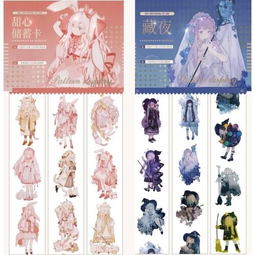 1 Loop 6cmx80cm Night Sweetheart Pure Love Boyfriend Journal Masking Tape Paper Taiwan