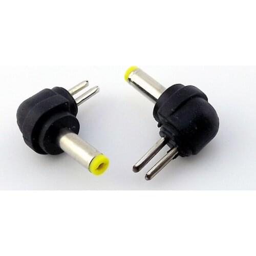 10x Universal AC DC 2 Pin Plug Charger Tip Power Adapter for Notebook Laptop 90 Degree Right Angled