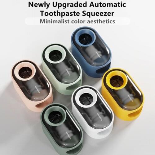 Automatic Toothpaste Squeezer Wall-mounted Non-perforated Toothpaste Rack Lazy Toothpaste Squeezer