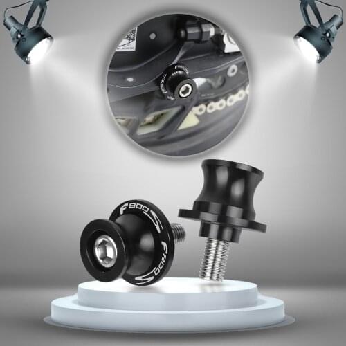 For BMW F800S F800 F 800 S ST 2006-2020 2019 2018 Motorcycle Accessories CNC Alumium 8MM Swingarm Sliders Spools Stand Screws