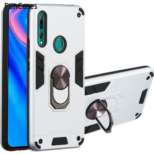 Magnetic Finger Ring Holder TPU Cover For Huawei P40 Lite Mobilephone Covers P Smart Z Cases Maimang 7 Nova 7i Mate 20 Lite 6 SE