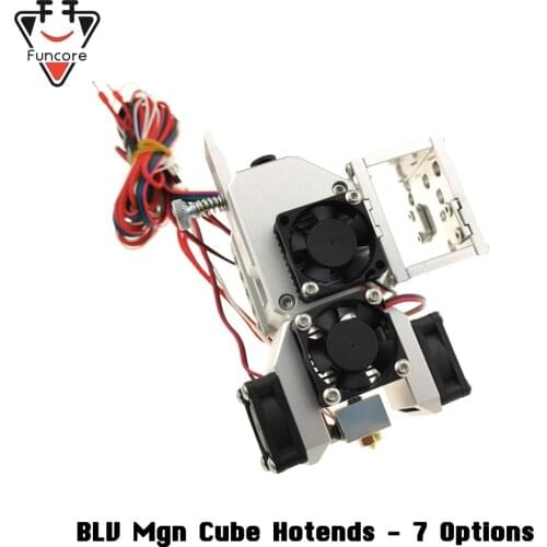FUNCORE 12V 24V All Metal BLV mgn Cube Hotend BMG Extruder with E3D V6 for DIY BLV 3D Printer