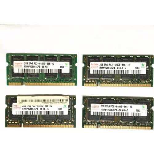 Hynix ddr2 rams 2gb 4GB 800 PC2-6400S ddr2 memory 2gb 667mhz pc2-5300s laptop memory DDR2 800 4GB Notebook RAM