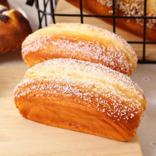 Soft Bread Artificial bread Fake PU food squishy Simulation Bread decor Model Soft Bread Fake Cake Bakery Photography props