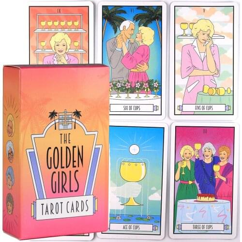 The Golden Girls Tarot Cards A Look into Your Future From the Lanai Deck Card Game Divination for Beginners with Guidebook