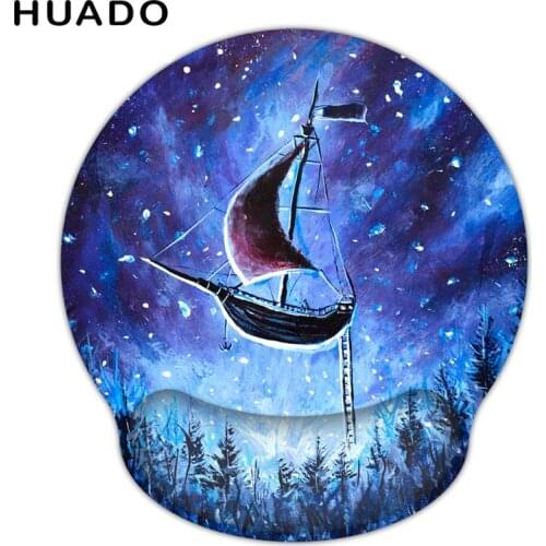 Mouse Pad with Wrist Support Comfortable Soft Memory Foam Protect your Wrist Special Design for Office/Gamer