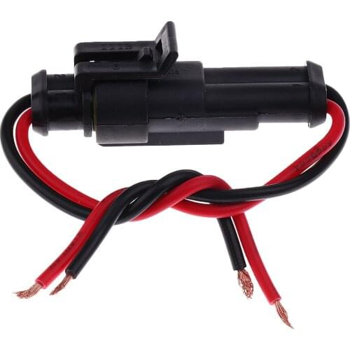 Easy Installation 2 Pin Wire Connector Plug Male Female Harness