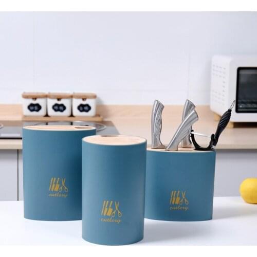 Multi-function Knife Holder Simple Storage Rack Case Household Kitchen Cooking Supplies Knife Shelf Block Stand Organizer