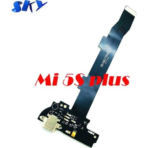 New for Xiaomi Mi 5S plus Original USB charging flex cable with microphone Mi5S Plus