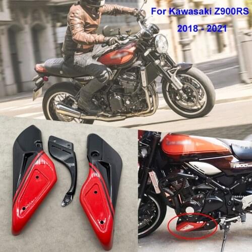 New Z900RS Belly Pan Lower Fairing Chassis Engine Guard Cover Protector For Kawasaki Z900 RS 2018-2020 2021 Exhaust Shield Black