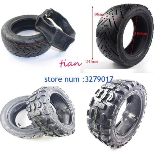 11 inch Pneumatic Tire 90/65-6.5 Inner Tube Inflatable Tyre for Electric Scooter Speedual Plus Zero 11x Dualtron Ultra Off Road