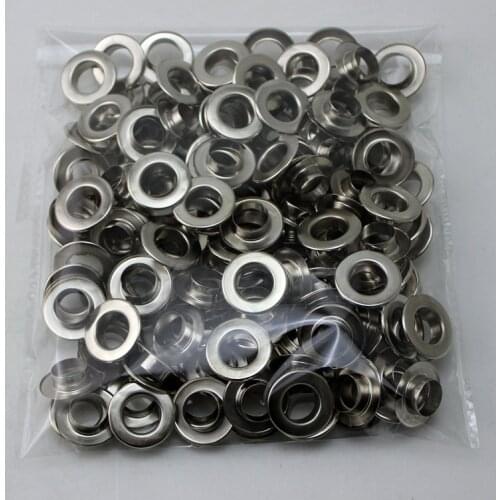 100PCS 12MM COPPER Electroplating white eyelets buttons clothes accessory handbag findings