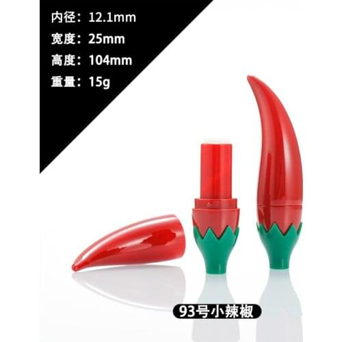 50pcs 12.1mm empty lipgloss tube Little pepper lipstick tubes lip stick tube lip balm tubes lip glaze lip gloss empty tubes